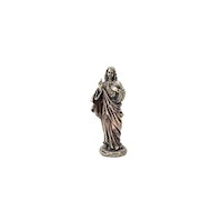 Estatuas Corazón Sagrado de Jesús Resina Bronzada